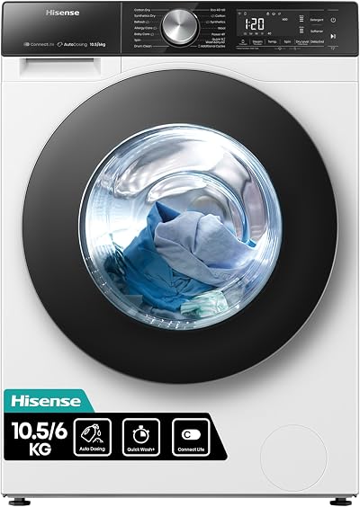 Hisense 5S Series 60cm Freestanding Washer Dryer 10.5/6 kg