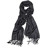 Achillea Sparkly Metallic Pashmina Shawl Wrap for Women – Elegant Scarf for Evening Dresses, Wedding Guests & Party Outfits