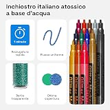 ARTISTRO Glitter Paint Pens 12 Extra-Fine 0.7mm for Rock Glass Wood view 5