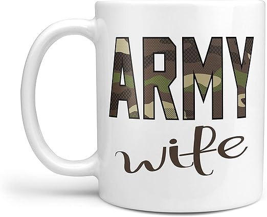 military wife mug