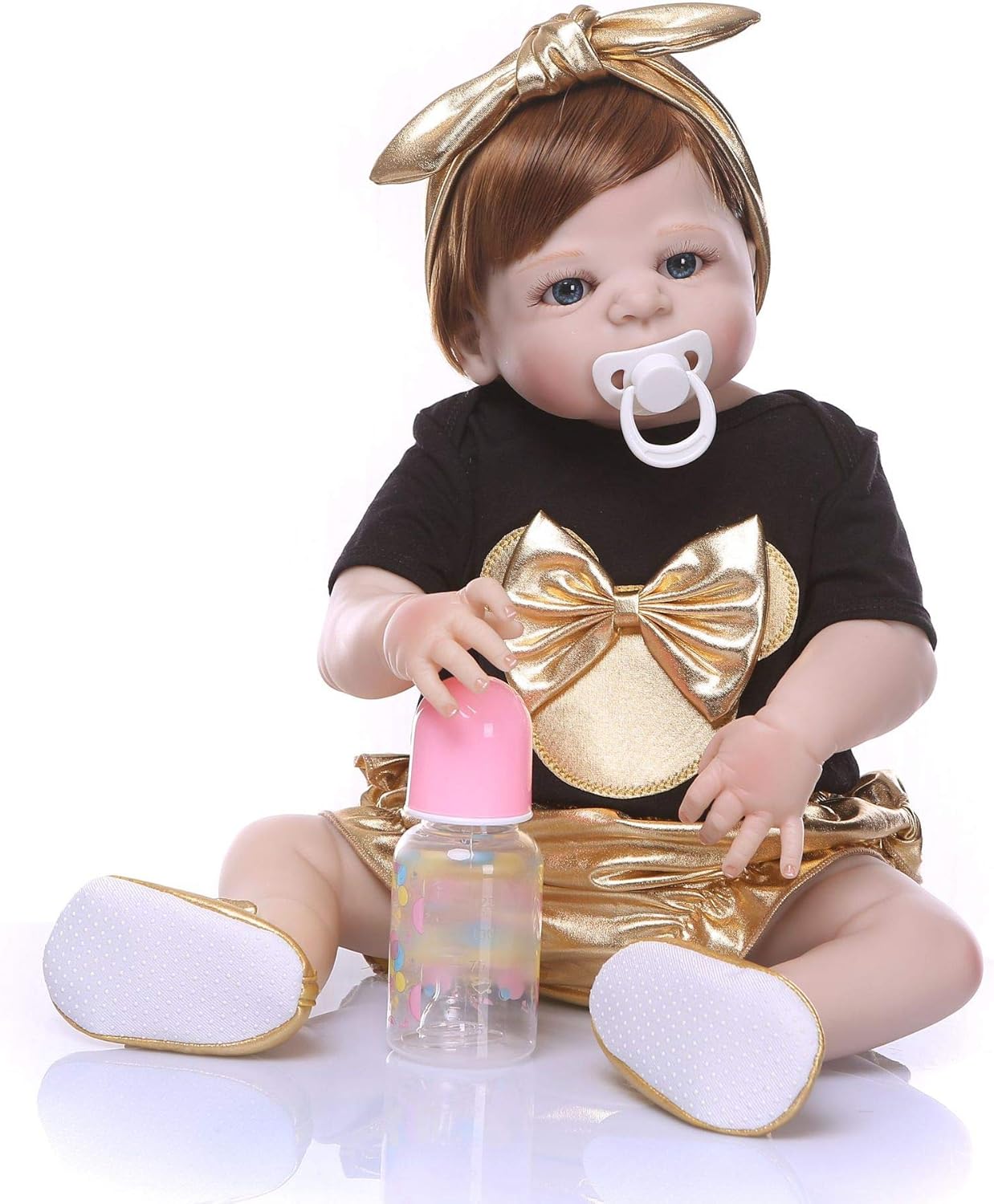 Prezzo CQ Reborn Baby Bambole Realistiche Fatto A Mano Neonati Giocattoli per Bambini 22 Pollici Offerte