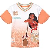 Disney Girls Mesh Soccer Jersey T-Shirt Toddler to Big Kid Sizes (2T - 14-16)