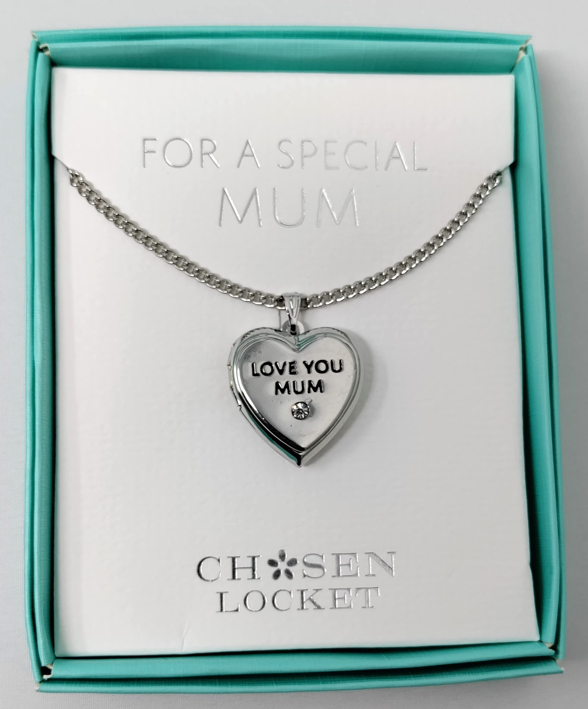 Mulberry Studios Love You Mum Named Chosen Lockets/ Pendants With Picture Holder Presented Beautifully By Sterling Effectz