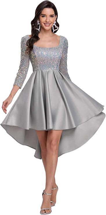 Mini Abito Donna Invernale ANONYME Abito-tunica Manica 3/4 BLACK