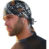Arcweg Bandana Skull Pirate Men Women Sun Protection Cycling Cap Summer Hat Adjustable Sports Headband 21.3''-24.4''
