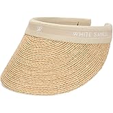Raffia Sun Cap Visor Petra