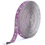 SNILOAW Self Adhesive Rhinestone Strips,Crystal
