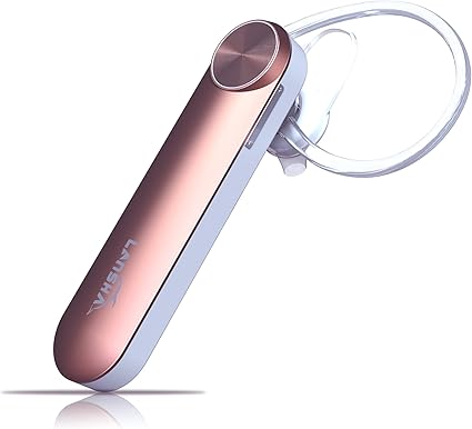Amazon イヤホン Bluetooth Lansha ワイヤレスマイク内蔵 ハンズフリー通話30日間の待機時間 金 ヘッドセット 通販