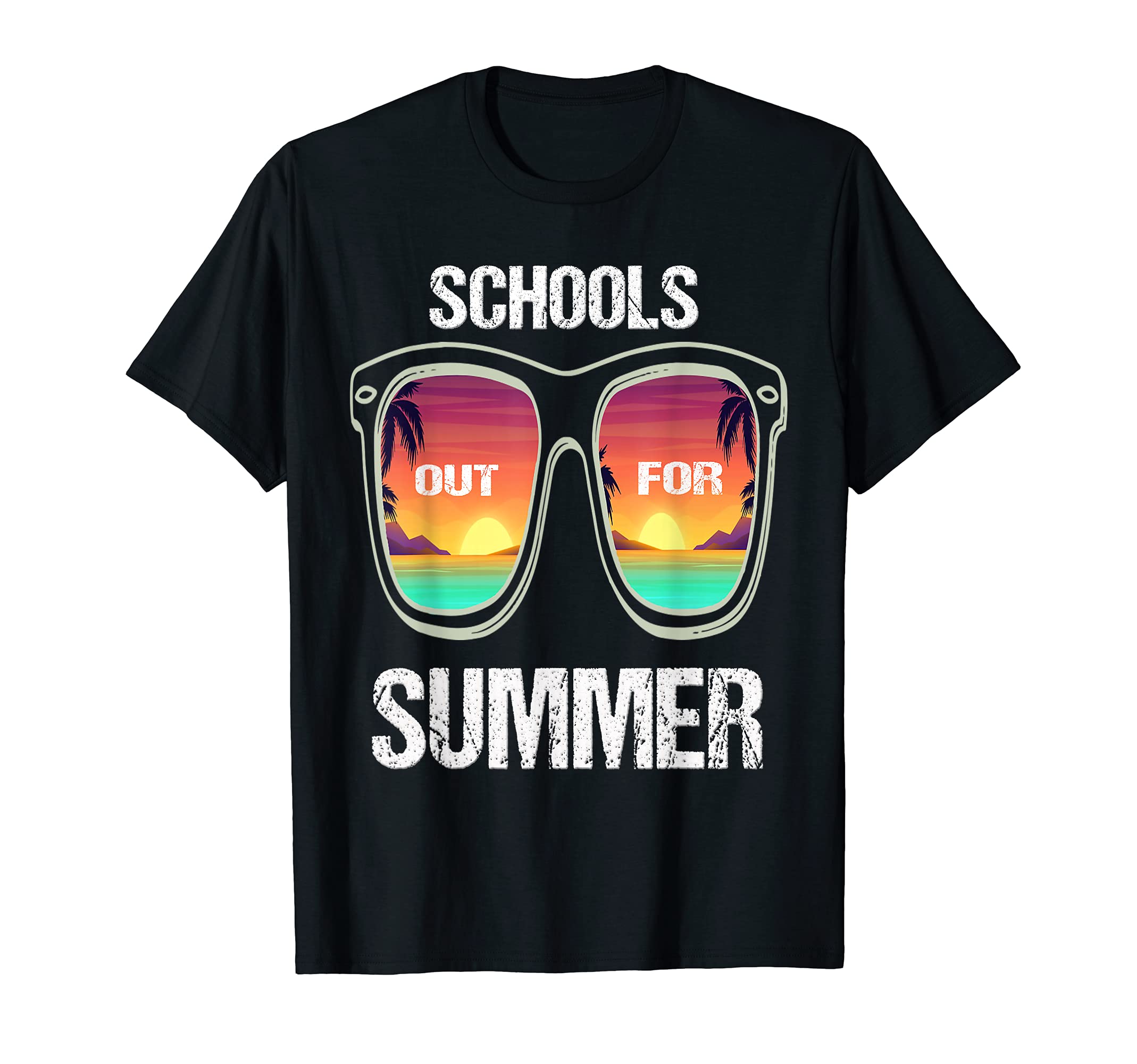 Schools Out For Summer Vintage Retro Teacher Student T-Shirt