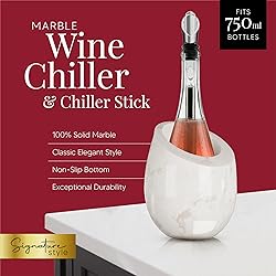 Homeries Marble Wine Chiller Bucket - Wine