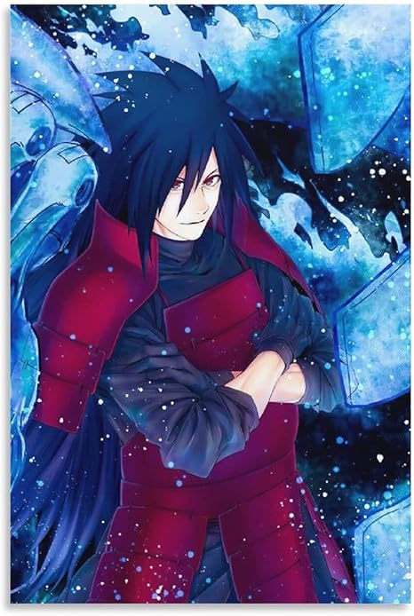 Amazon Naruto ナルト 内葉マダラアニメポスター装飾画キャンバスアート絵画リビングルーム壁画寝室装飾ポスター12 08inch 30 cm ウォールステッカー オンライン通販