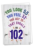 NobleWorks - Milestone Birthday Greeting Card with