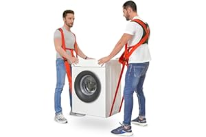 KEDSUM Moving Straps - Lifting Straps Moving for Furniture, 2-Person Lifting & Moving System, Hold Up to 800LBS for Appliances Mattresses Heavy Things, Safely and Easily Like a Pro(with Back Support)