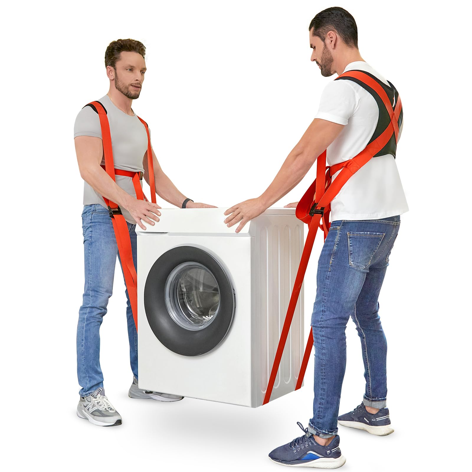 Photo 1 of KEDSUM Moving Straps - Lifting Straps Moving for Furniture, 2-Person Lifting & Moving System, Hold Up to 800LBS for Appliances Mattresses Heavy Things, Safely and Easily Like a Pro(with Back Support)