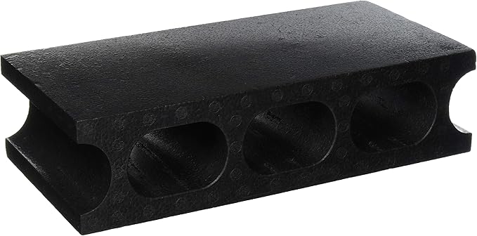 スチロールブロック ブラック W390 H100 D190 レンガ ブロック Amazon