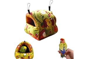 KABAHORZE Bird Nest House Winter Warm Bird Bed Hanging Hammock for Parrots Macaw Budgies Parakeets Caique Senegal Cockatiels Conures Lovebird,Small