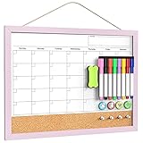 Dry Erase Calendar Cork Board