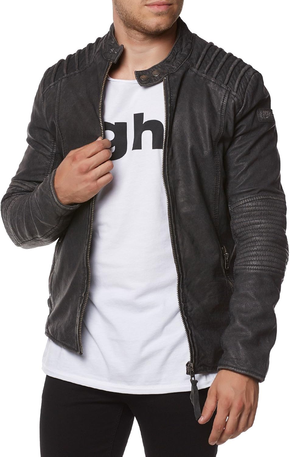 Lederjacken Herren Tigha