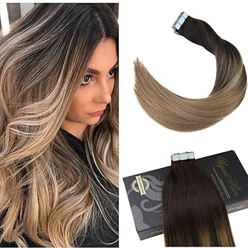 16inch 2 18 Ugeat 16inch Balayage Ombre Remy Hair Extensions