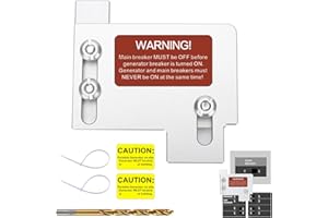 STPCTOU Generator Interlock Kit Compatible with Horizontal Main Cutler Hammer CH Series ONLY 150 or 200 Amp Panels, TAN Breaker ONLY,1 1/2 Inches Spacing Between Main and Branch Breaker.