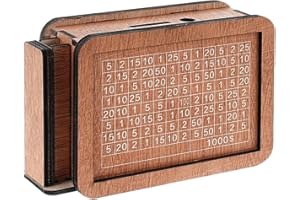 DimyFew Rustic Wooden Piggy Bank for Saving, for 1000 Dollar