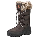 DREAM PAIRS Women's Warm Faux Fur Lined Mid-Calf