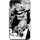 Buckle-Down DC Comics Wallet, Hinged, Batman Jim Lee Hush Chain and Grappling Hook Pencils, Vegan Leather