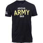 Proud Army Family | Licensed U.S. Military Infantry Armor Artillery Tee Shirt (T-Shirt) for Men Women