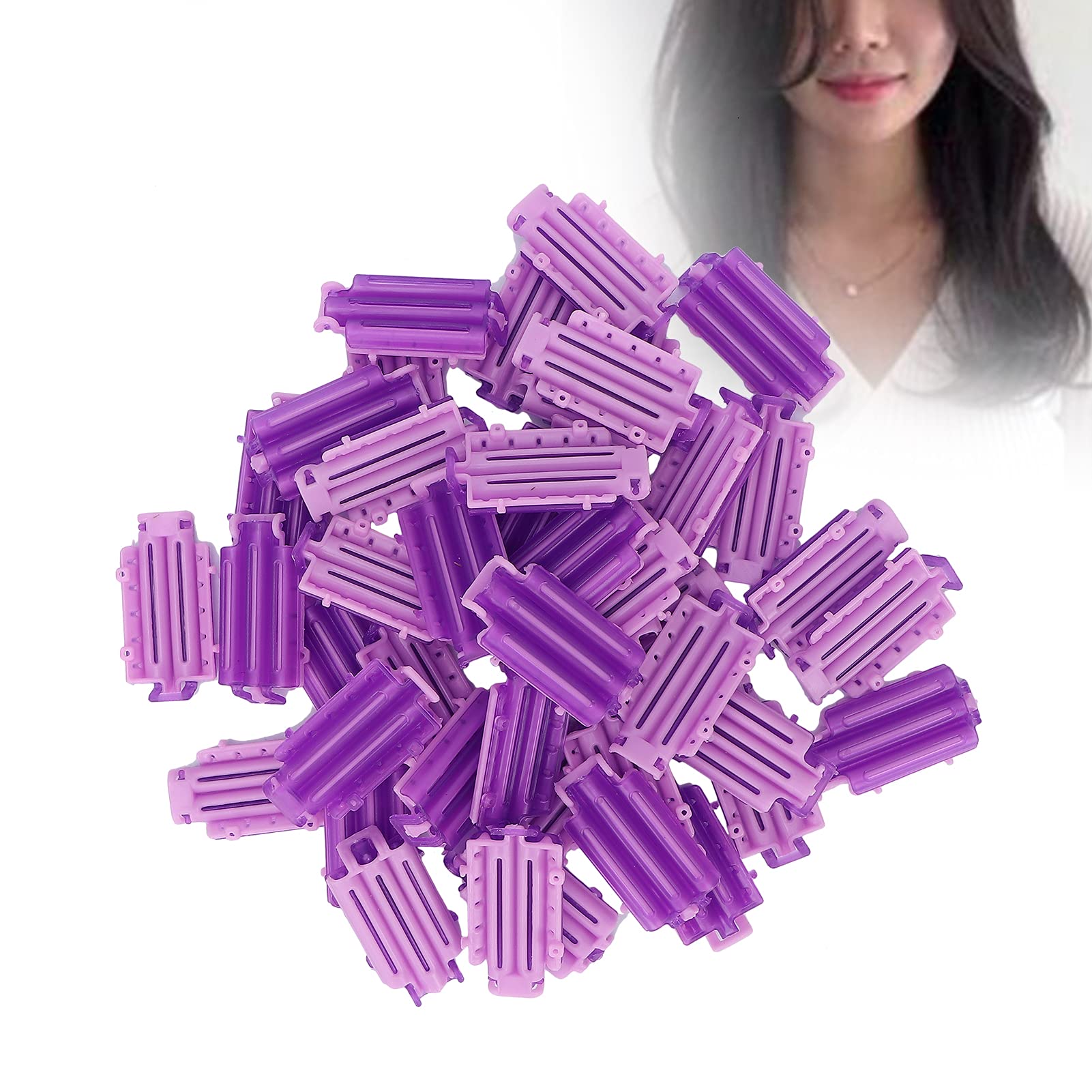 45 Pieces Hair Perm Rods Set Hair Curlers Rollers Hair Clip Curlers Hairdressing Styling Tool for Hairdressing Hair Styling