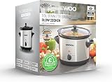 Daewoo 3.5L Slow Cooker Compact Electric Cooker with Removable Ceramic Bowl view 7