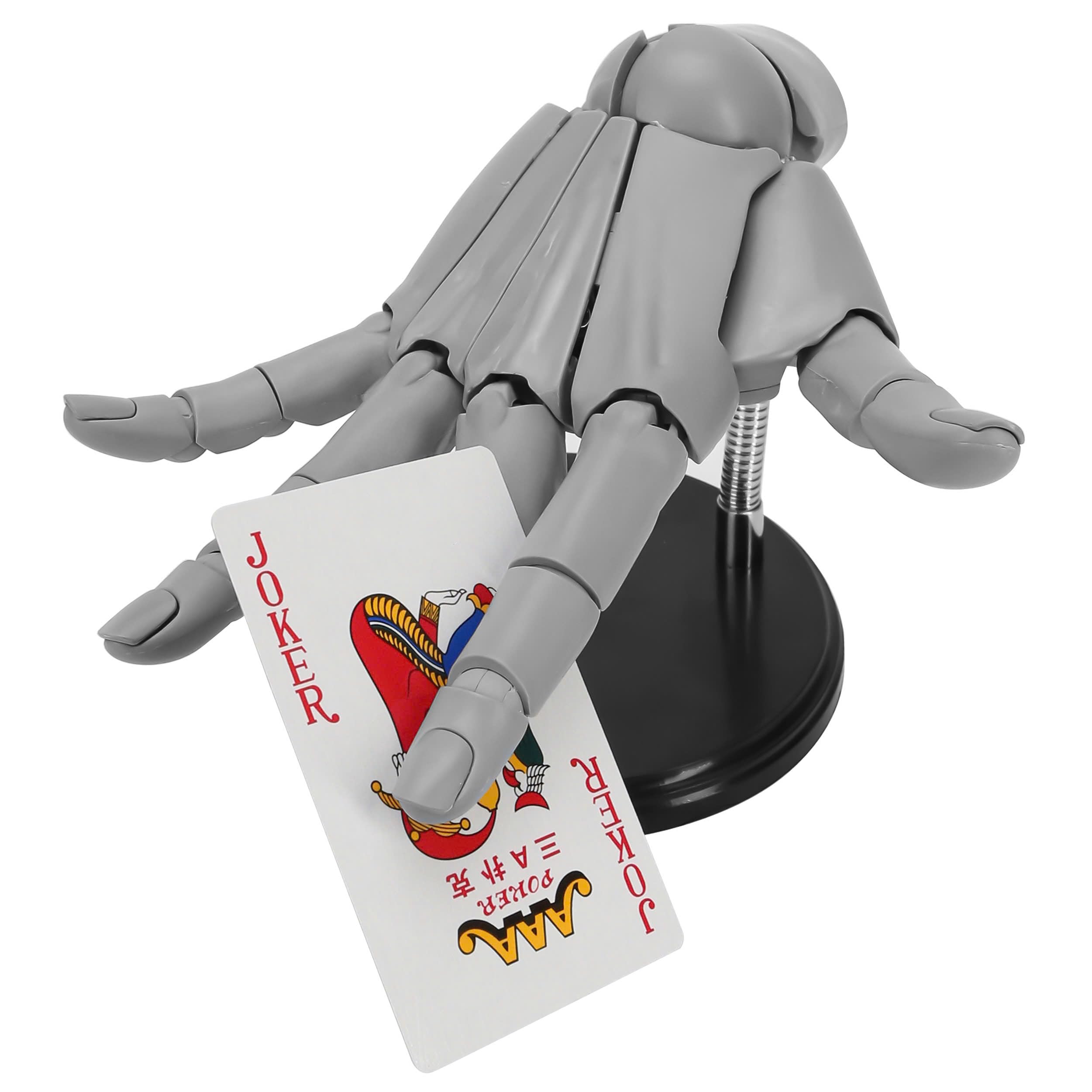 Photo 1 of 1:1 Right Hand Model for Drawing, Articulated Flexible Artist Manikin Figure with Adjustable Joints, PVC Poseable Sketching Tool, Moveable Mannequin for Artists, Painting, Displaying, Desk Decor, Gray