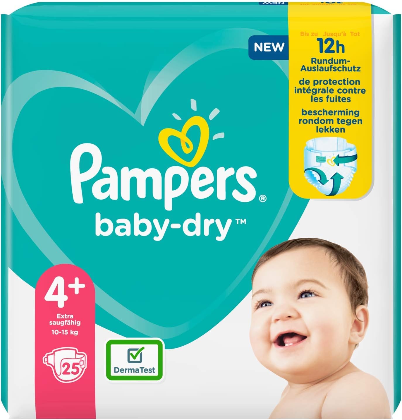 Pampers 81715569 Baby-Dry Pants Nappies, White
