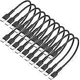 SooPii 10-Pack 8 Inch USB C to USB C Cables,0.7Ft 60W Short Type c Fast Charging Cables for lPhone 15/16,Pro/Plus/Pro Max,Gal