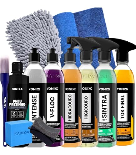 Kit Lavagem Automotiva Carro Moto Bicicleta Vonixx Cera Carnauba