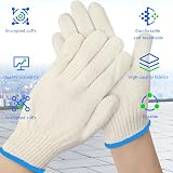 YHQZ 2 Pcs Oven Gloves Heat Resistant Non Slip Fingered Grill Mitts 500F view 5