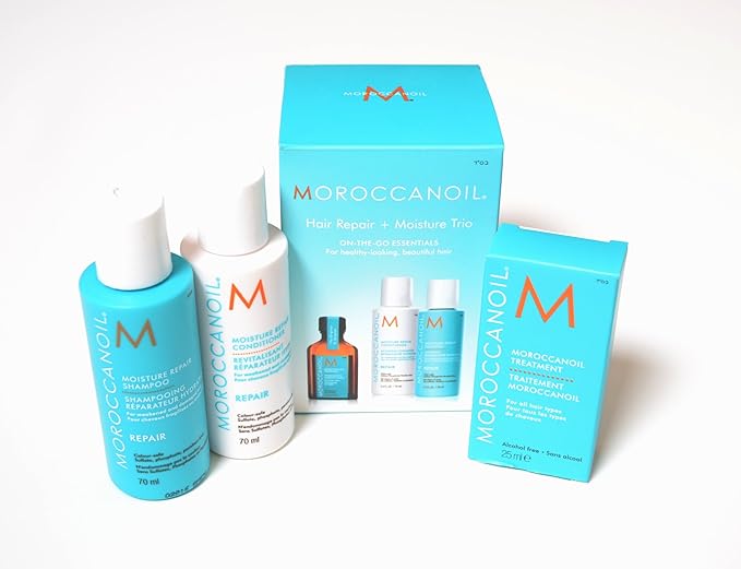 Moroccan Oil Hair Repair & Moisture Trio Mini Gift Set Amazon.co.uk