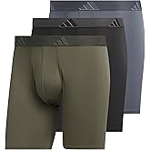 adidas Men's Microfiber Boxer Briefs Underwear (Multipack) Athletic Stretch-Fit