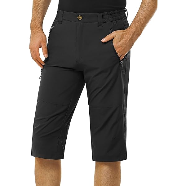 Answer4　3Pocket Short Pants Amazon.com: Men's 3/4 Capri Cargo Pants Outdoor Hiking