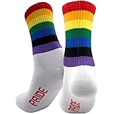 Holiday Hero Rainbow Socks for Women and Men, Premium Cotton Rainbow Socks with Different Varieties, Women's Pride Socks