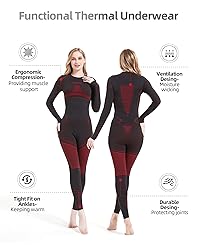 NOOYME Thermal Underwear for Women Long Johns for