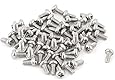 uxcell M2 x 4mm 304 Stainless Steel Phillips Round Head Screws Bolt 60pcs