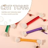 SUOXU Catnip Toy Rope 4 Pack Interactive Chew Toy for Indoor Cats view 7