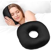 coceyese Ear Piercing Pillow for Side Sleepers with Ear Hole | Donut Pillow for CNH and Ear Pain Ear Inflammation Pressure Sores, Ear Guard Pillow