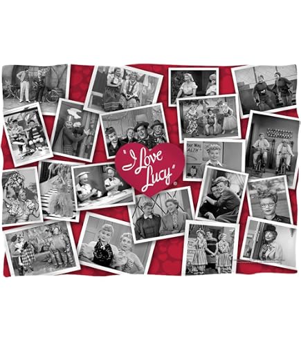 Amazon.com: I Love Lucy Faces Officially Licensed Silky Touch