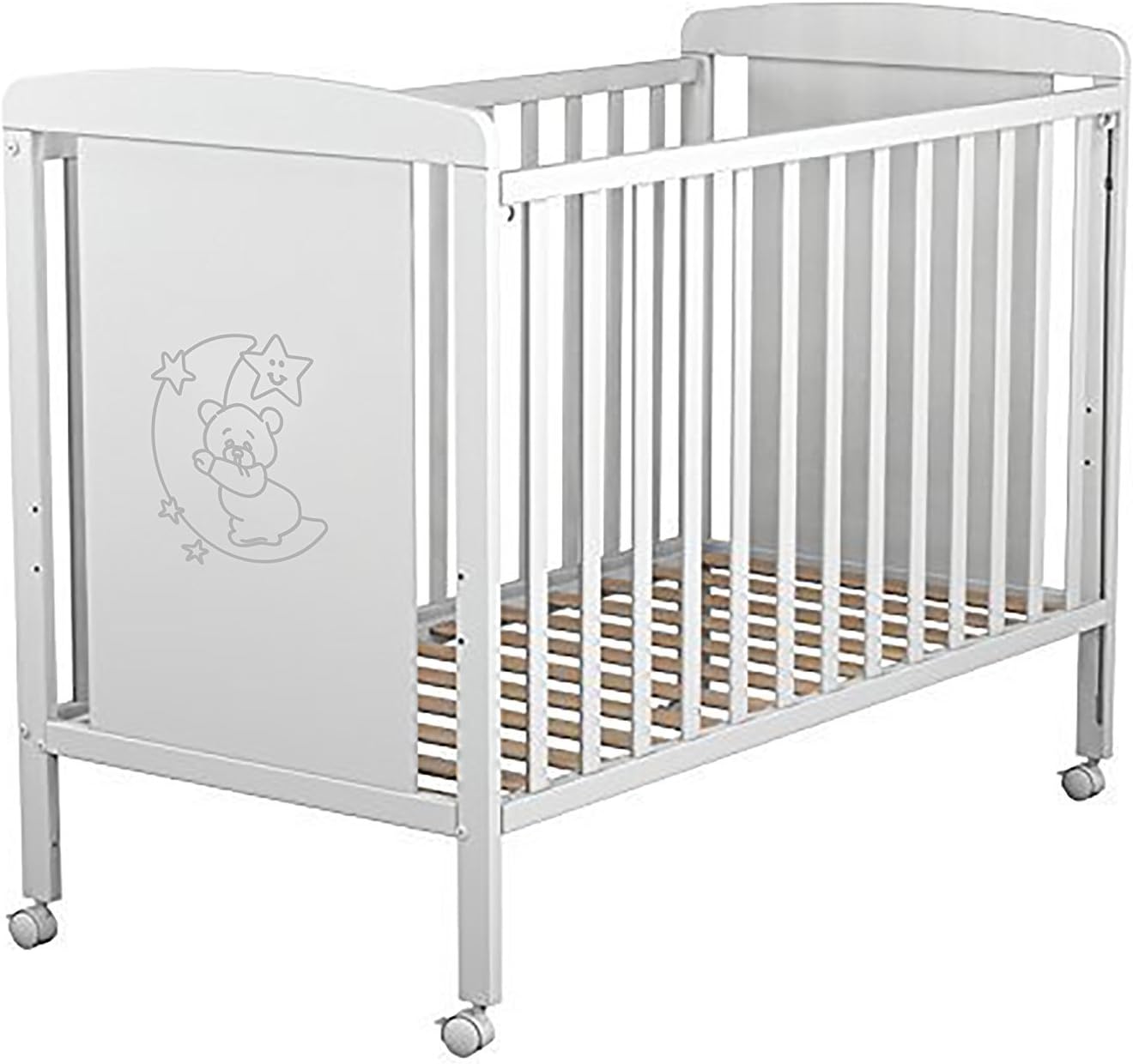 Cuna para bebé + Colchón Viscoelástica + Protector de colchón impermeable