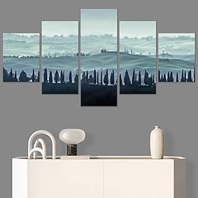 SIGNWIN 5 Panel Canvas Wall Art Modern Art...