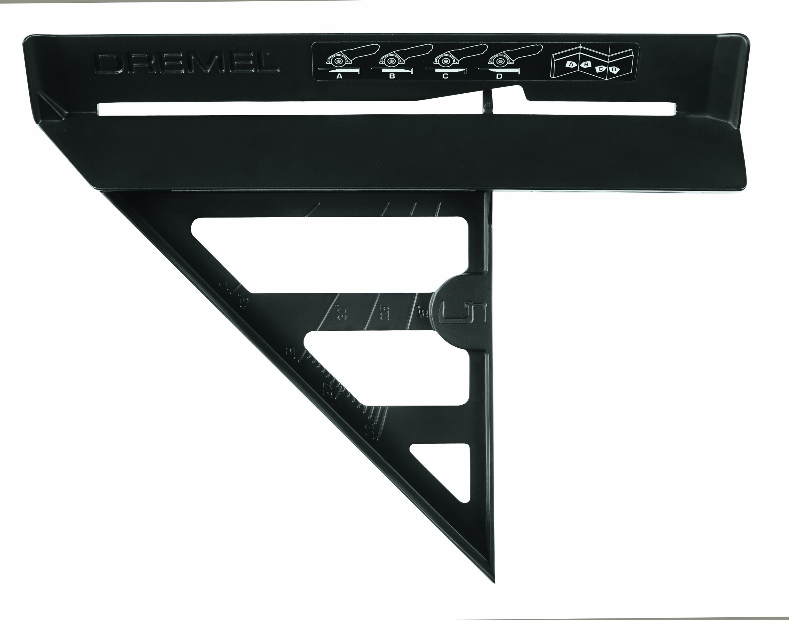 Dremel DSM840 Cutting Guide, Circular Saw Attachment for Mitre, Bevel and Straight Cuts