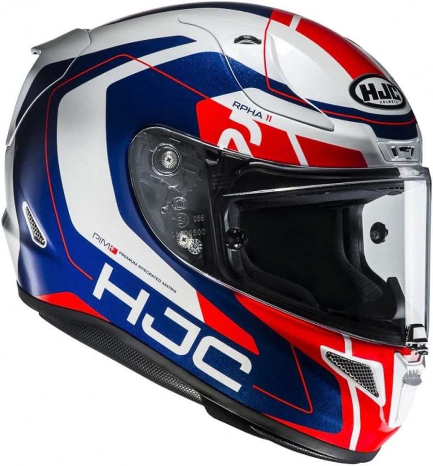 HJC RPHA 11 Full Face Motorcycle Crash Helmet Lid Chakri MC21 Red/White