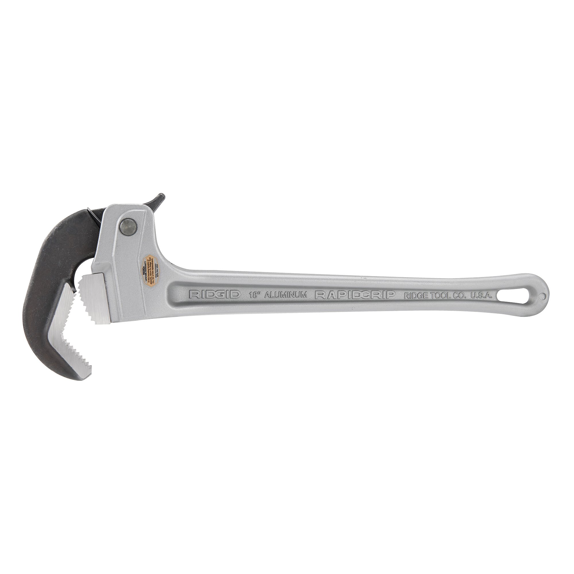 RIDGID 12698 18 RapidGrip Aluminium Pipe Wrench, 18-inch Pipe Wrench