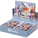 Hololive Official Card Game Blooming Radiance Booster Box, 12 Packs | 12 packs with 8 cards each; English set has 130 standard card types plus parallels and Oshi, holomem, and Spot holomem cards